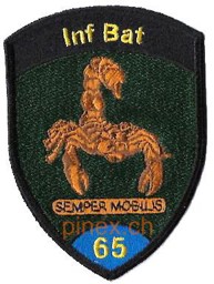 Picture of Inf Bat 65 Infanterie Bataillon 65 blau ohne Klett