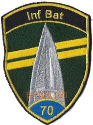 Picture of Inf Bat 70 Infanteriebataillon 70 blau ohne Klett