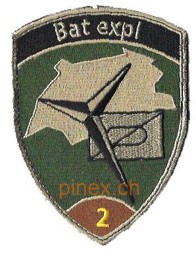 Image de Bataillon d'exploration 2 brun avec velcro insigne armee 21