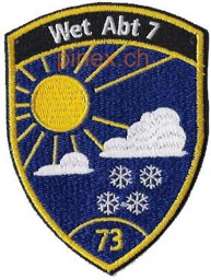 Image de Wetter Abt 7-73 dunkelblau  Badge ohne Klett 