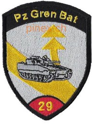 Picture of Pz Gren Bataillon 29 rot ohne Klett