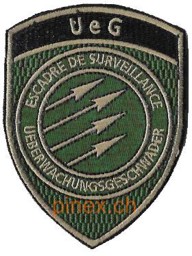 Image de UeG Ueberwachungsgeschwader Badge Schweizer Luftwaffe mit Klett 