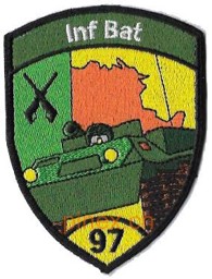 Picture of Inf Bat 97 Infanteriebadge gelb ohne Klett