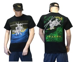 Image de Apache AH64 T-Shirt schwarz
