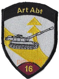 Picture of Art Abt 16 Artillerie Abteilung 16 violett ohne Klett