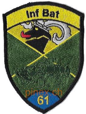 Immagine di Inf Bat 61 Infanterieabzeichen blau ohne Klett 