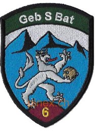 Picture of Gebirgsschützen Bataillon 6 violett ohne Klett 