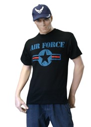 Image de US Air Force T-Shirt schwarz