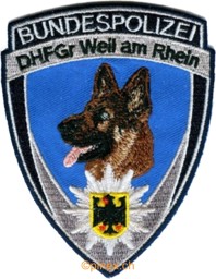 Image de Bundespolizei Diensthundführergruppe Abzeichen DHFGr Weil am Rhein
