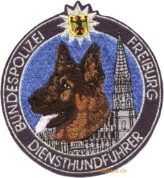 Immagine di Bundespolizei Freiburg Diensthundführer Polizei Abzeichen