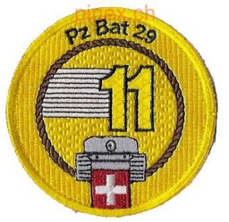Image de Panzer Bataillon 29  Rand braun, Emblem Armee 95