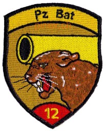 Picture of Panzerbataillon 12 rot ohne Klett