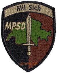 Image de Mil Sich MPSD mit Klett Militärpolizei Abzeichen