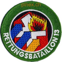 Picture of Rettungsbataillon 13 grün Armeebadge
