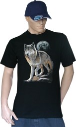Image de Wolf T-Shirt Vollmond