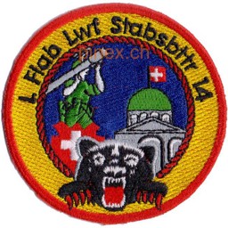 Image de L Flab Stabsbatterie Badge L Flab 14 Lwf 