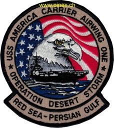 Picture of USS America Operation Desert Storm Patch