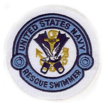 Picture of US Navy Rescue Swimmer weiss / blau