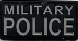 Picture of Military Police 3D Rubber PVC Patch schwarz