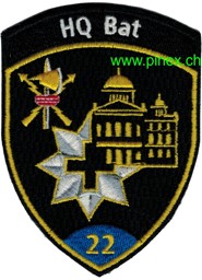 Immagine di HQ Bataillon 22 Badge blau ohne Klett
