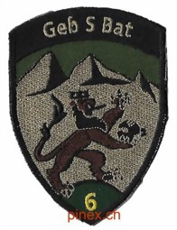 Picture of Geb S Bat Gebirgsschützenbataillon 6 grün mit Klett