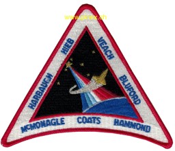 Picture of STS 39 Discovery Space Shuttle Badge