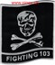 Immagine di VF-103 Fighting 103 Jolly Rogers Flag Patch