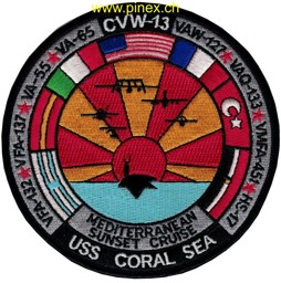 Picture of USS Coral Sea CV-43 Flugzeugträger Abzeichen 