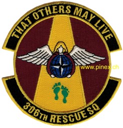 Immagine di 306th Rescue Squadron Abzeichen "That others may live" USAF Patch
