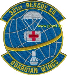 Immagine di 301st Rescue Squadron Abzeichen "Guardian Wings"
