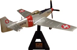 Image de Mustang P-51D Schweizer Luftwaffe Kunststoff Fertigmodell 1:72