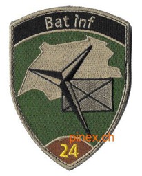 Picture of Bat Inf 24 braun mit Klett